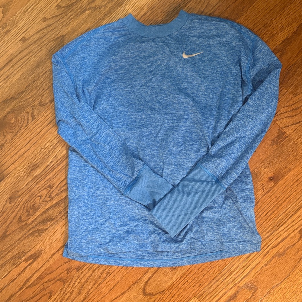 Nike Heathered Blue Crewneck Shirt